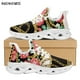 thumbnail image 1 of Zapatillas de deporte informales con cordones y diseño barroco europeo de lujo para mujer, cómodas zapatillas de malla con estampado floral dorado., 1 of 6