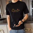 thumbnail image 3 of Camisetas con estampado de alfabeto para hombre, camisetas de gran tamaño para hombre, camisetas gráficas blancas, ropa barata y de alta calidad, nuevas en moda, 3 of 5