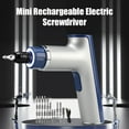 thumbnail image 4 of Amdohai Mini Rechargeable Electric Screwdriver Kit Portable Cordless Screwdriver Powerful Home-use Handheld Electric Screwdriver Set, 4 of 8