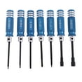thumbnail image 2 of 7 Pieces High Quality Screwdriver Set Screw Drivers Phillips Screwdriver Blue, 2 of 9