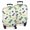 White Cartoon Dinosaurs-3, variant on White Cartoon Dinosaurs Plants Pattern Luggage Cover Fashion Suitcase Cover Baggage Covers Fit 25-28 Inch Luggage (Go Travel)