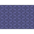thumbnail image 1 of Ahgly Company Indoor Rectangle Patterned DarkSlate Blue Purple Area Rugs, 7' x 10', 1 of 6
