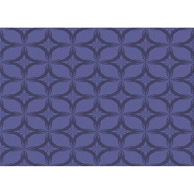 Ahgly Company Machine Washable Indoor Rectangle Transitional Dark Slate Blue Purple Area Rugs, 4' x 6'