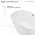 thumbnail image 6 of Claire 48" Freestanding Bathtub, 6 of 11