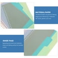 thumbnail image 4 of WORGEOUS Separadores de libretas para el hogar, separadores de pestañas para oficina, práctico accesorio para libros, 32 Uds., 4 of 8