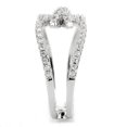 thumbnail image 5 of 3W1583 - Rhodium Brass Ring with AAA Grade CZ in Clear, 5 of 5