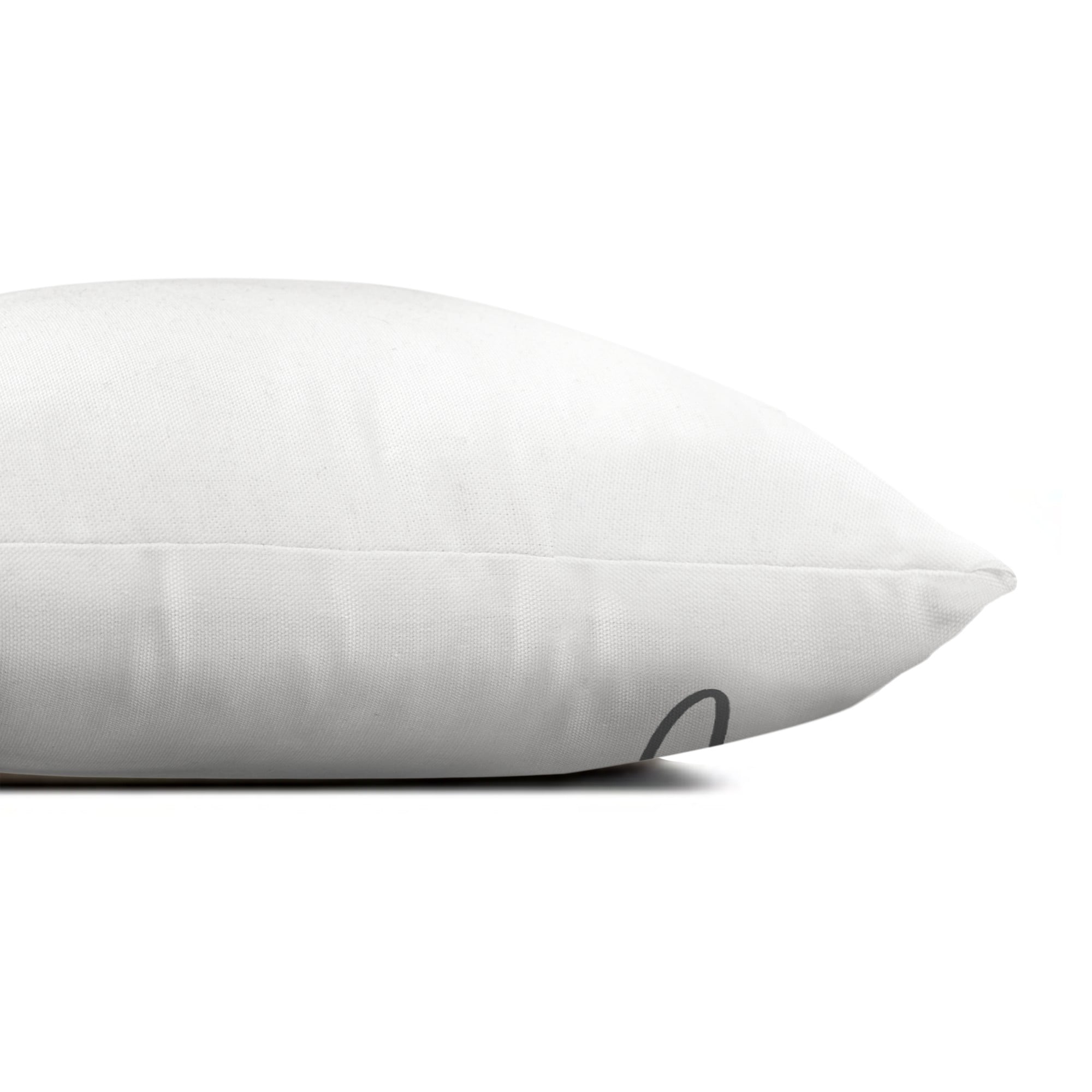 Creative Products Unwind Script White and Grey 14x20 Indoor / Outdoor Pillow
