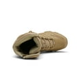 thumbnail image 5 of Daeful Mens Comfort Lace Up Combat Boot Walking Rubber Sole Men Desert Breathable Casual Fashion  Tactical Boots Work Booties Brown 11, 5 of 9