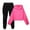 Hot Pink, variant on Girls Hooded Sweatshirt and Jogger Pants Set Casual Long Sleeve Pullover Top with Elastic Waist Trousers for Kids
