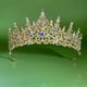 thumbnail image 1 of KAKOWELY Tiara de cristal barroca para novias, bodas, tiaras de diamantes de imitación, tiaras de cristal para cumpleaños, tiaras de graduación, diademas, tiaras de corona de princesa., 1 of 4