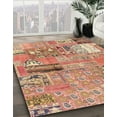 thumbnail image 2 of Ahgly Company Indoor Rectangle Abstract Chestnut Red Patchwork Area Rugs, 2' x 5', 2 of 6