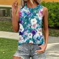 thumbnail image 2 of Womens Tank Tops Graphic Loose Casual Summer Tops Crew Neck Basic Sleeveless Shirts Trendy 2026 Womens Flowy Tank Tops Trendy Clothing Outfits, 2 of 7
