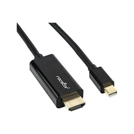Rocstor Y10C197-B1 10Ft Mini Displayport To Hdmi M/M 4Kx2K 30Hz Cable Black