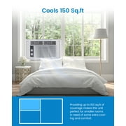 Mochalight 5000 BTU 150 Sq Ft Window Air Conditioner, White