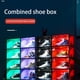 thumbnail image 3 of Caja de zapatos que brilla en la oscuridad con luz LED Cajas de almacenamiento organizadoras de zapatos transparentes Tmvgtek Otros artículos deportivos, 3 of 9