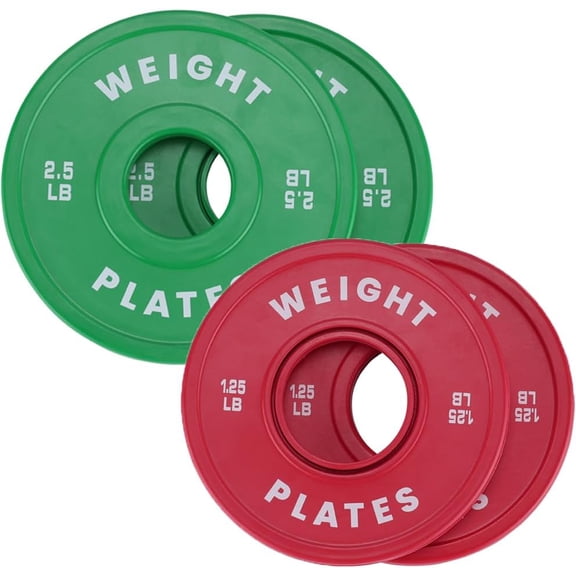 2 in Change Plates 1.25LB Pairs 2.5LB Pairs 5LB Pairs 10LB Pairs 17.5 LB 37.5 LB Set Fractional Weight Plates Set,Bumper plates for Gym Home,Rubber Coating & Steel