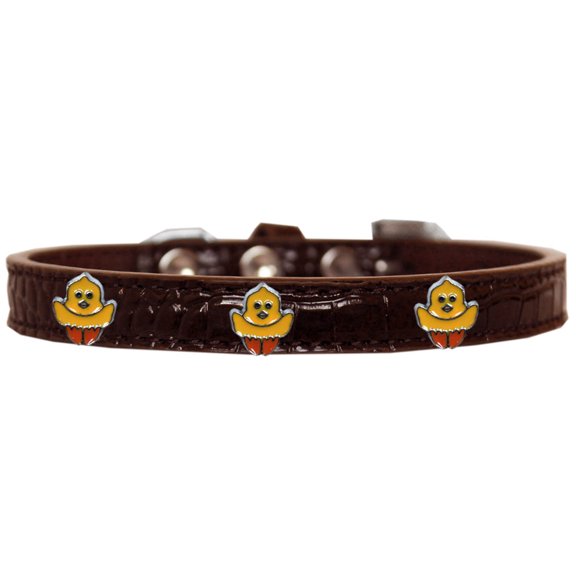 Dog, Puppy Pet Designer Croc Widget Collar, "Chickadee"