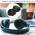 thumbnail image 5 of Uxcell 2.36-3.54 Inch Earphones Flexible Fabric Covers, Black Washable Headphone Covers, 2 Pairs, 5 of 5