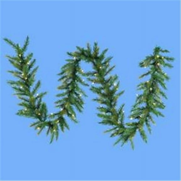 Kurt S. Adler- Inc. P7340 Kurt Adler 9' Pre-Lit Designer Classic Green Garland