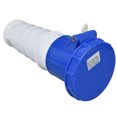 thumbnail image 2 of Industrial Connector Waterproof Cable Wire Plug Socket 3 Phase 3 Pin 2P+E 220‑250V 63A, 2 of 14