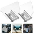 thumbnail image 3 of CIMAXIC 2pcs Bench Grinder Eyeshield Stainless Steel Attachment Grinder Tool Shield,6.69"X5.31"X0.71", 3 of 4