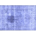 thumbnail image 1 of Ahgly Company Indoor Rectangle Persian Blue Traditional Area Rugs, 2' x 5', 1 of 4