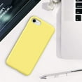 thumbnail image 4 of Entronix Silicone Soft Case for iPhone 8/7, Anti-Slip Durable Slim Fit Cover, Yellow, 4 of 5