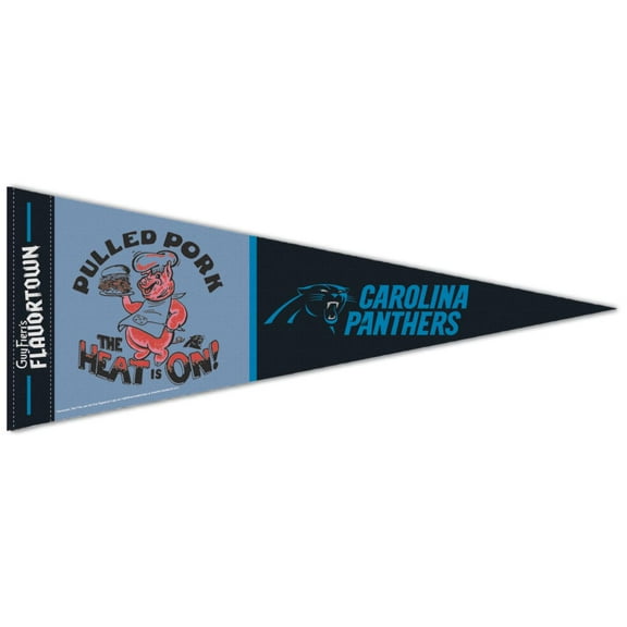 WinCraft Carolina Panthers NFL x Guy Fieri-s Flavortown 12'' x 30'' Premium Pennant