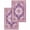 Purple, variant on Purple Orange Boho Kitchen Dish Towels for Drying Dishes Set of 2, Ethnic Geometric Middle Century Art Waffle Weave Microfiber Hand Tea Bathroom Towels Quick Dry & Absorbent Towel 12x12