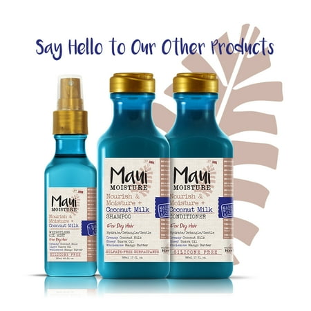 Maui Moisture Nourish & Moisture + Coconut Milk Weightless Oil Mist, .