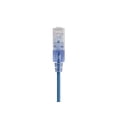 thumbnail image 2 of Cable de conexión Monoprice Cat6A, 1,5 m, azul, UTP, 30 AWG, 10 G, RJ45, 2 of 4