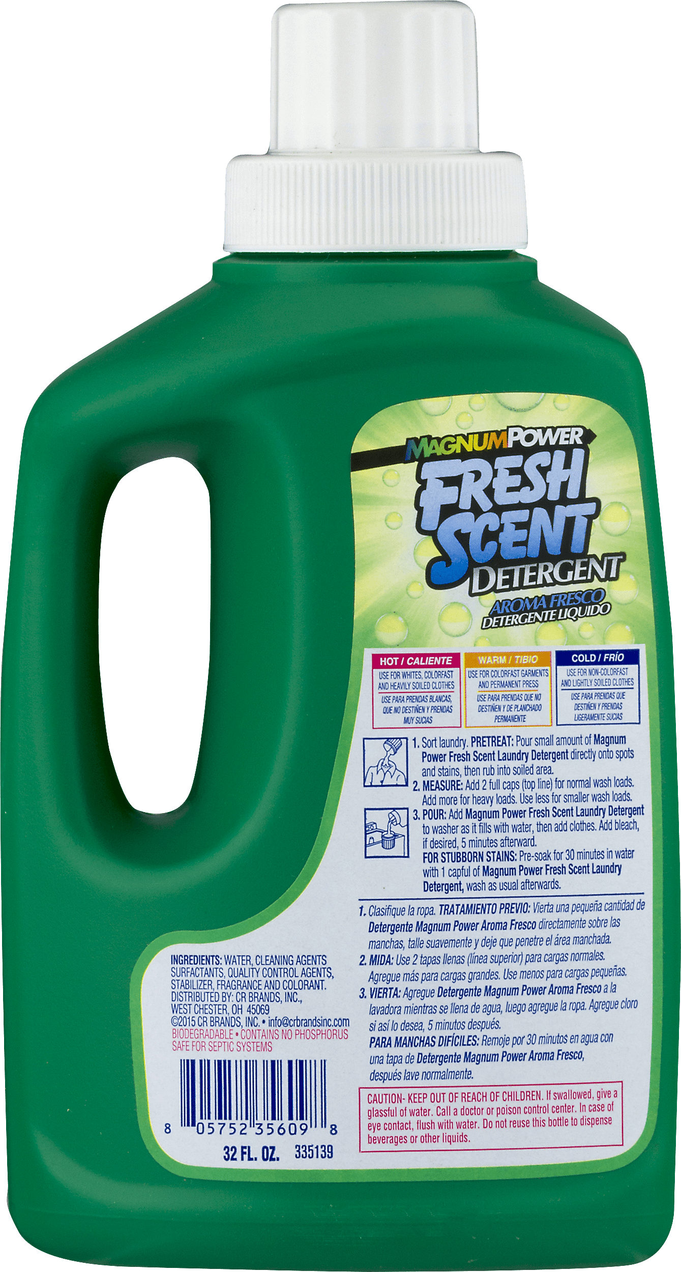 Magnum Power Fresh Scent Liquid Laundry Detergent 32 fl oz