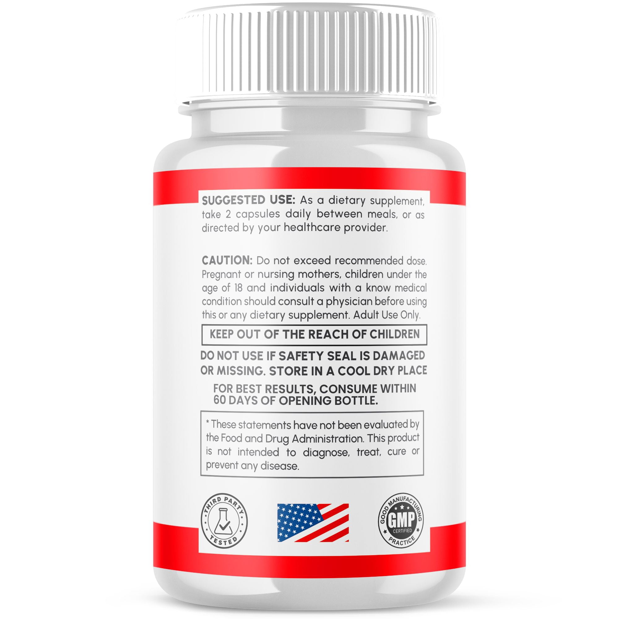 GlucorX Blood Balance Support Pills Advanced Formula Vitamin Supplement Glucor X 180 Capsules