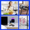 thumbnail image 2 of Multiple Device Consistent Phone Stand With Permanent Swanneck Arm For Online Teaching Conference Arrange, 2 of 8