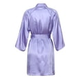 thumbnail image 2 of Richie House Women's Solid Satin Robe Set with Slip Dress RHW2591, 2 of 2