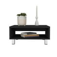 thumbnail image 7 of Depot E-Shop Chiniak Coffee Table, 1 shelf, 4 legs, Black, 7 of 7