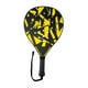 thumbnail image 2 of Raqueta de pádel, equipamiento físico, agilidad, ligera para principiantes, raqueta de tenis para parque, jóvenes, adultos, niños, hombres y mujeres. negro y amarillo, 2 of 7