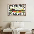 thumbnail image 2 of Elephant Stock Farmers Market Wall Sign Wall Art - Horizontal Canvas Wall Art - Dining Room Wall Decor - Wall Signs Canvas - Black And White Decor - 39" x 26", 2 of 8