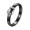 Black, variant on Unisex Ceramic 4MM Personality Creative Belt Buckle Shaped Delicate Crystal Inlay Couple Ring Matching Set Wedding Band Black Size 7