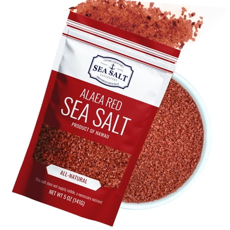 Sea Salt Superstore Alaea Red Hawaiian Sea Salt, 5 oz, Gluten-Free