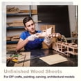 thumbnail image 5 of Uxcell 6PCS Birch Plywood Sheets 12 x 12 x 1/8 Inch Durable Wood Panels for Laser Cutting & Engraving, 5 of 6
