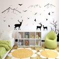 thumbnail image 4 of A Set of Deer Birds Mountains Pattern Wall Stickers Creative Removable Wall Sticker, 4 of 5