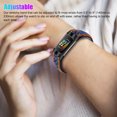thumbnail image 2 of 3 Pcs Bande Élastique pour Fitbit Charge 5, Bandes de Remplacement Élastiques pour Hommes Femmes, Rétro Coloré Réglable en Nylon Tressé pour Fitbit Charge 5, 2 of 8