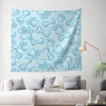 thumbnail image 3 of Tapestry Wall Hanging Repeating Paw Pattern Tapestries Home Decor for Bedroom Aesthetic 60 X40 IN, 3 of 3