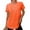 Orange, variant on Lixiuxyad Women Basic Tee Women's Summer Casual Loose Fit Short Sleeve Round Neck Plain Color T Shirt Comfortable Breathable Fashion Top For Daily Wear,Black