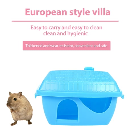Queenmore Hamster House , Detachable Pet Dwelling Anti-bite and Wear-resistant PP Material,Hideaways for Guinea Pigs, Rats, Mice, Hamsters, Gerbils and Other Small Animals