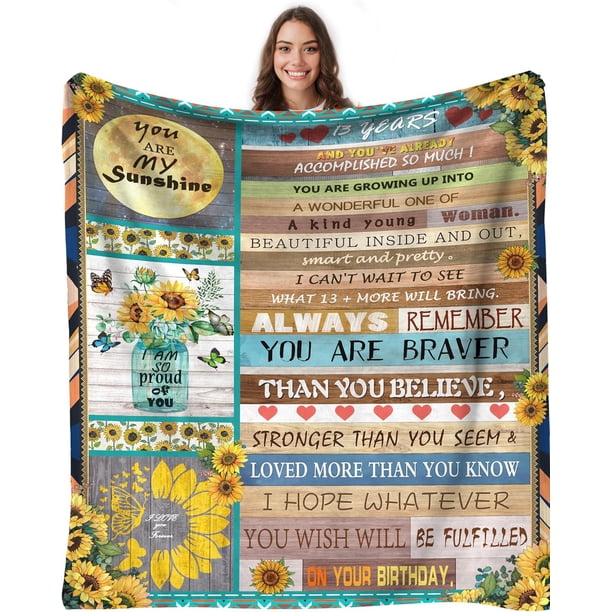 LHSHID Gifts for 13 Year Old Girl 13 Year Old Girl Gift Ideas 13 Year Old Girl Birthday Gifts for 13th Old Girl Christmas Thanksgiving Gifts 60"x80"