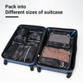 thumbnail image 4 of Travelhouse 7 Pcs Set Packing Cubes for Travel Suitcase Luggage Organizer Bags.Black, 4 of 7