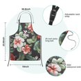 thumbnail image 7 of Pioneer Flower Floral Print Pattern Kids Aprons for Girls and Boys,Adjustable Neck Strap Toddler Aprons for Kids Cooking Baking, 7 of 7