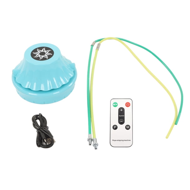 Máquina de saltar con control remoto, inteligente, con contador electrónico automático, para entrenamiento, entretenimiento y cuerda de saltar eléctrica.